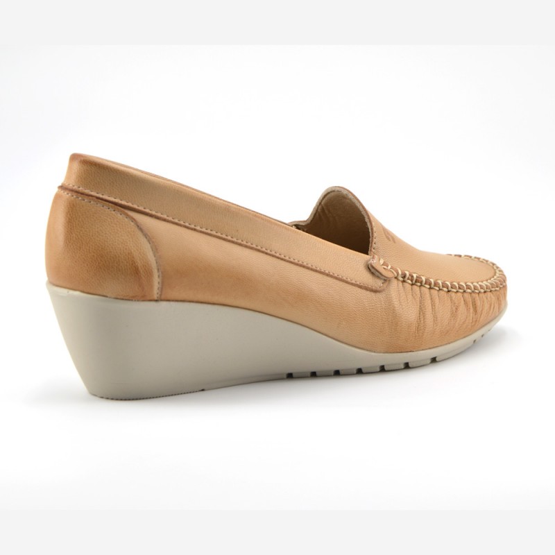 Comprar Zapato Cuña Mujer Piel Camel online Zapatos D'Garry