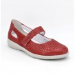 3632 - Suave Zapato Plantilla Piel Rojo 