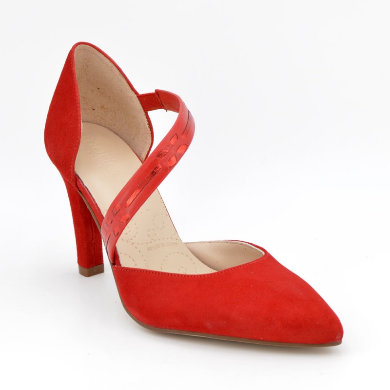 Comprar Tacón Piel Rojo online - Zapatos