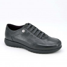 2510 - Pitillos Zapatos piel Negro