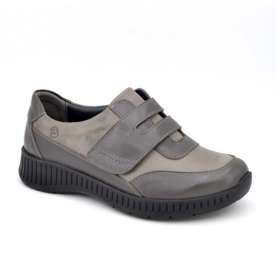 Suave Zapato plano piel Gris - 3312