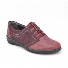 Suave Zapato plano piel Burdeos - 3565 