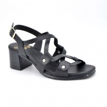Garry Sandalia tacón Negro - 116418